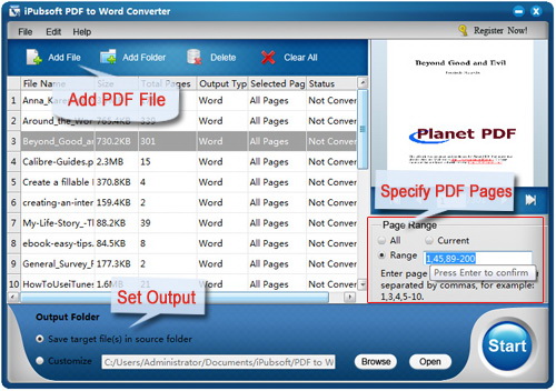 iPubsoft PDF to Word Converter