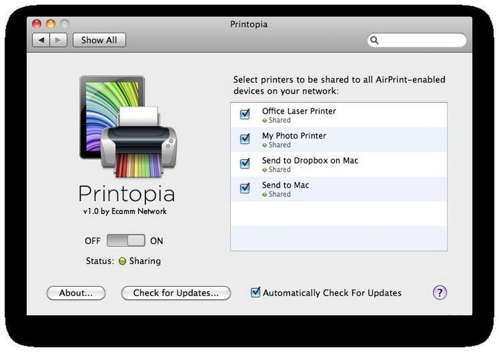 Printopia For Mac