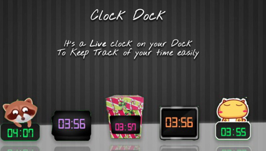 Clock Dock For Mac