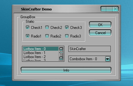 SkinCrafter x86 for VS 2005,2008 (ActiveX, DLL, .NET)