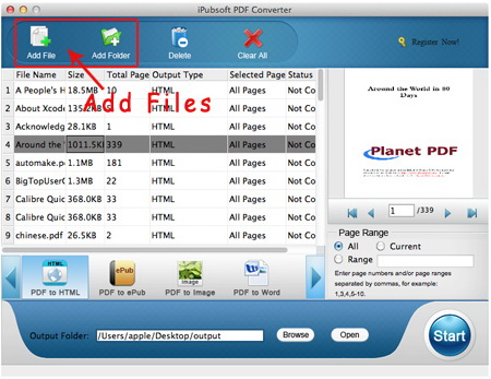 iPubsoft PDF Converter for Mac