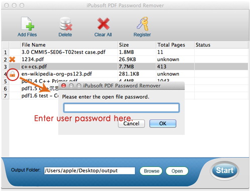 iPubsoft PDF Password Remover for Mac