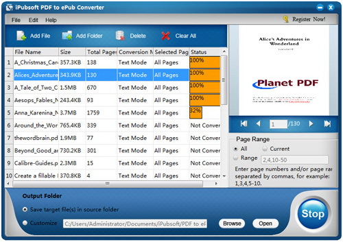 iPubsoft PDF to ePub Converter