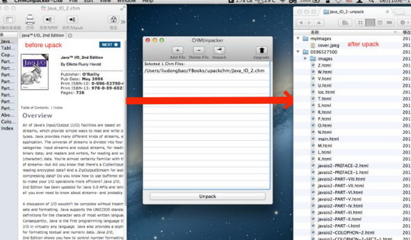 CHM Unpacker Lite For Mac