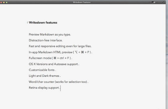 Writedown For Mac