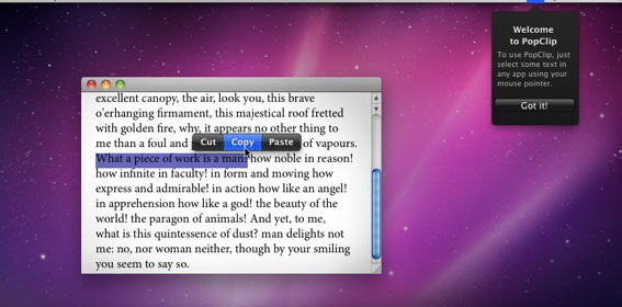 PopClip for Mac