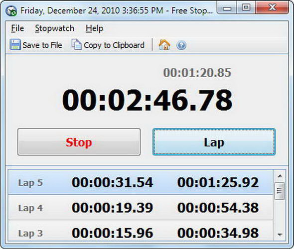 Free Stopwatch Portable