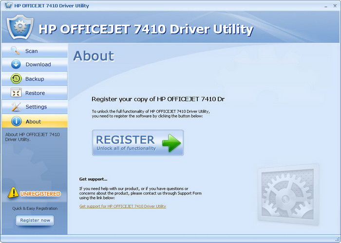 HP OFFICEJET 7410 Driver Utility