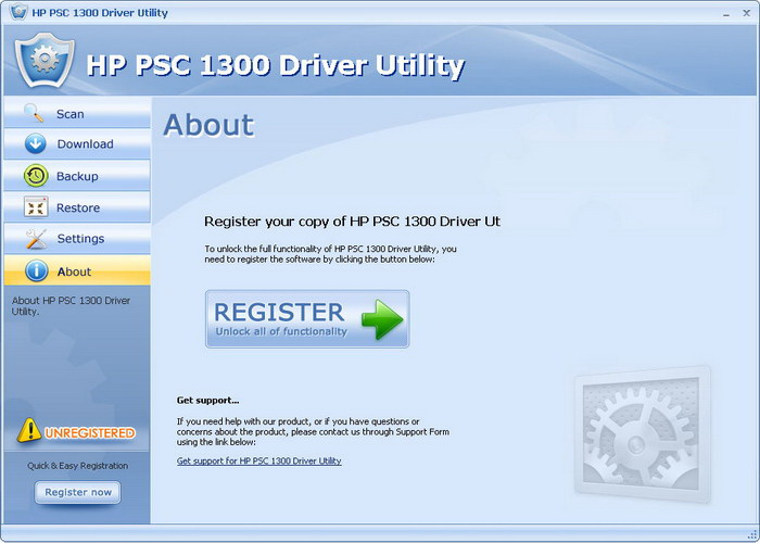 HP PSC 1300 Driver Utility