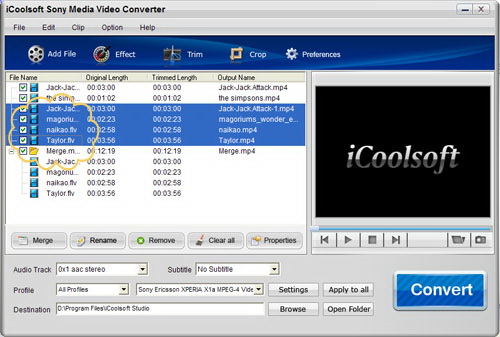 icoolsoft Sony Media Video Converter