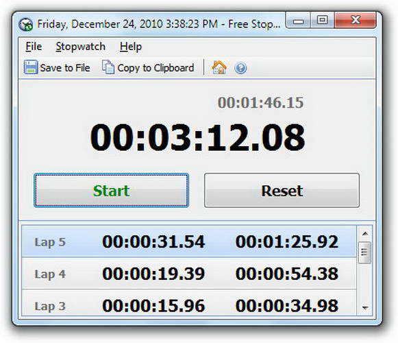 Free Stopwatch Portable