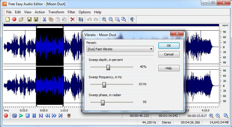 Free Easy Audio Editor