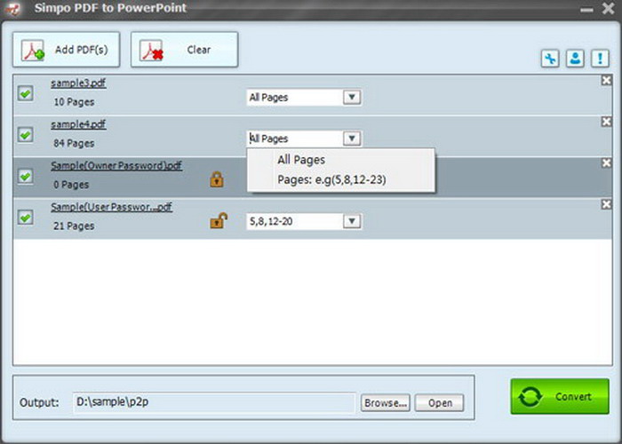 Simpo PDF to PowerPoint For Mac