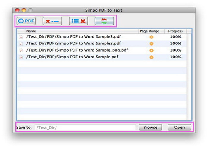 Simpo PDF to Text For Mac