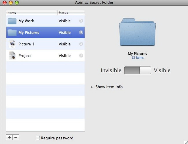 Secret Folder for MAC