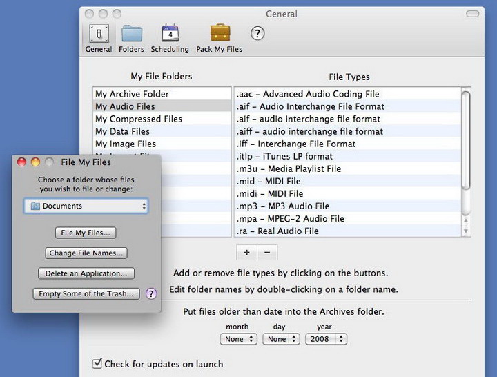 FileMyFiles for MAC