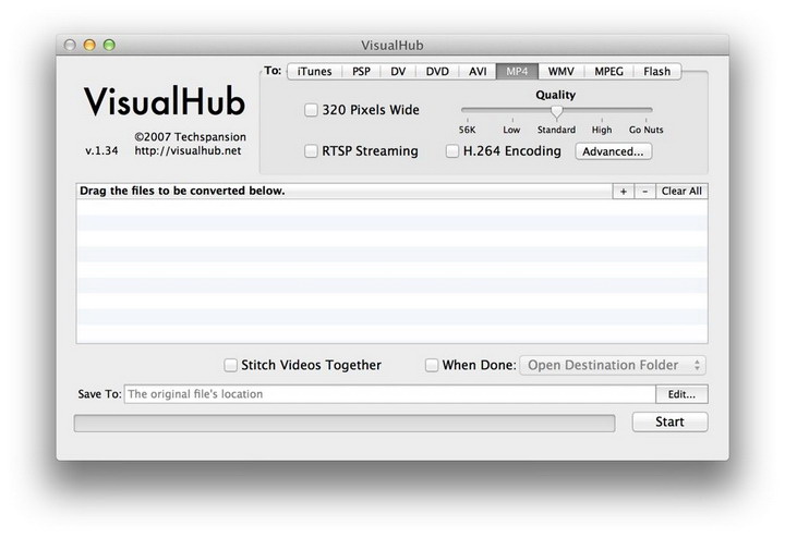 VisualHub for MAC