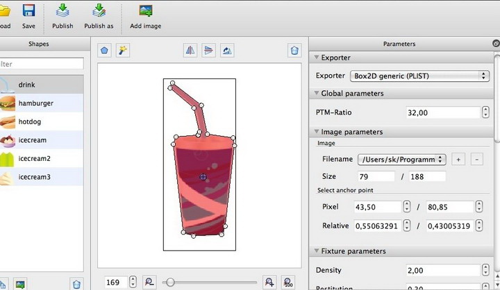 PhysicsEditor For MAC