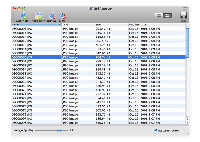 IMT Exif Remover For Mac