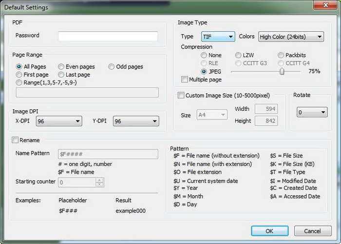 Opoosoft PDF To TIFF Converter