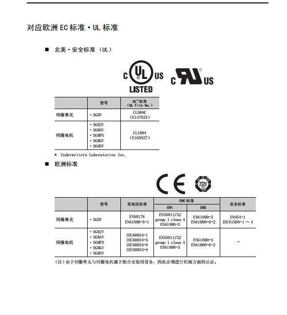 安川SGDV-1R9D01A伺服驱动器用户手册