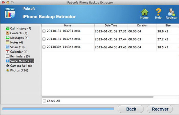 iPubsoft iPhone Backup Extractor for MAC