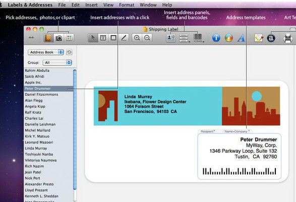LabelsandAddresses For Mac