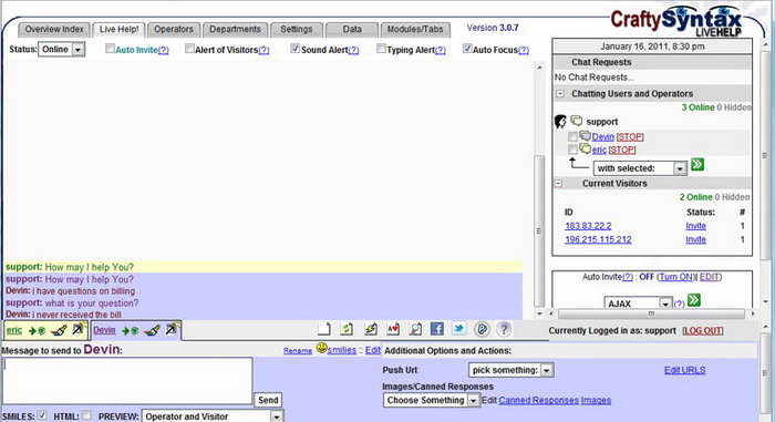 Crafty Syntax Live Help For Linux