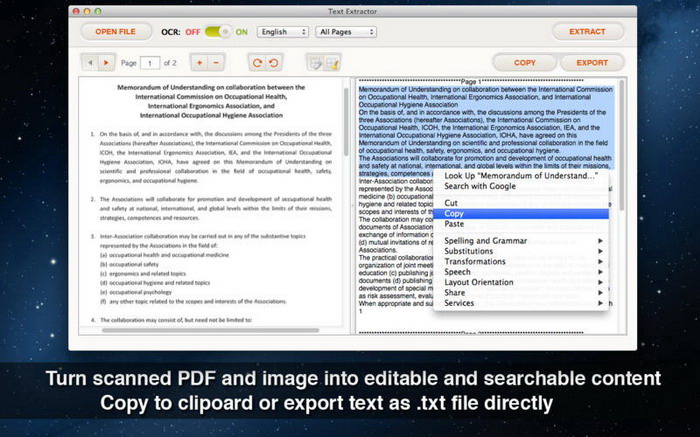 Text Extractor For Mac