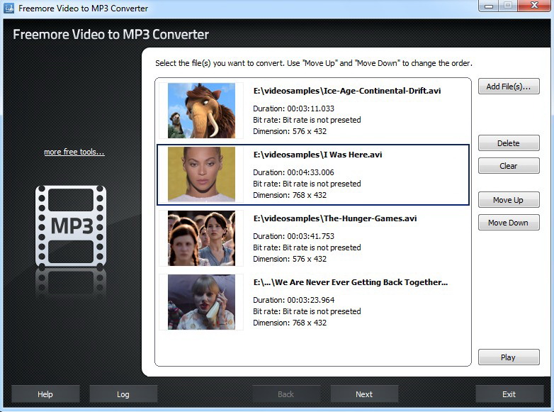 Freemore Video to MP3 Converter