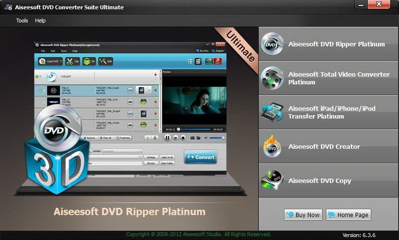 Aiseesoft DVD Converter Suite Ultimate