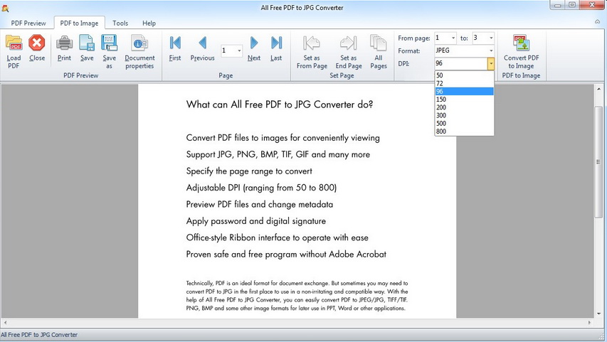 All Free PDF to JPG Converter