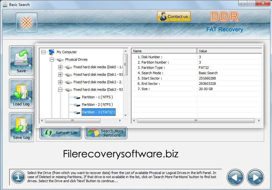 Fat File Recovery Freeware