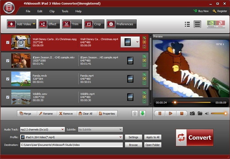 4Videosoft iPad 3 Video Converter