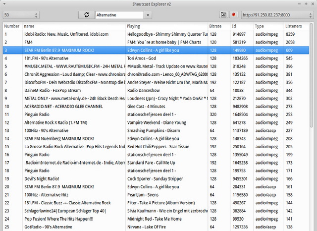Shoutcast Explorer