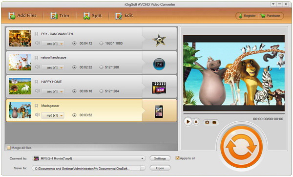 iOrgsoft AVCHD Video Converter