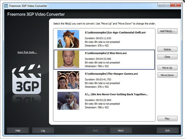 Freemore 3GP Video Converter