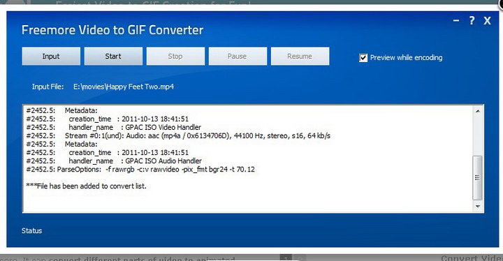 Freemore Video to GIF Converter