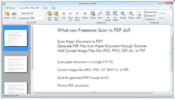 Freemore Scan to PDF