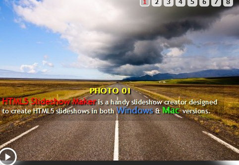 HTML5 Slideshow Maker