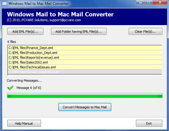 Convert Windows Mail to Mac Mail