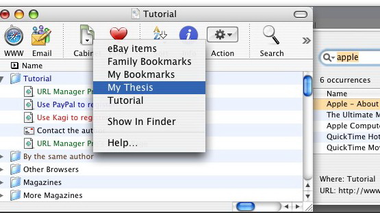 URL Manager Pro For Mac