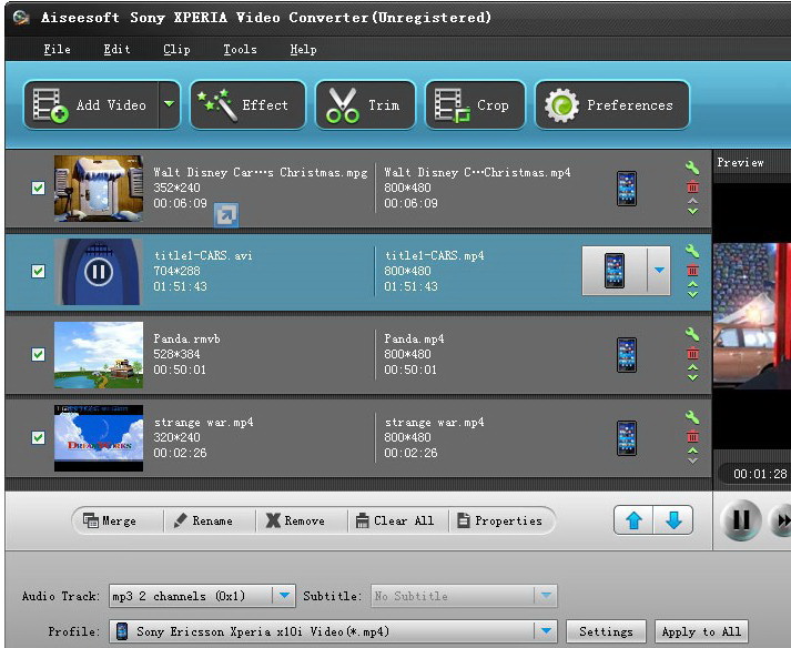 Aiseesoft Sony XPERIA Video Converter