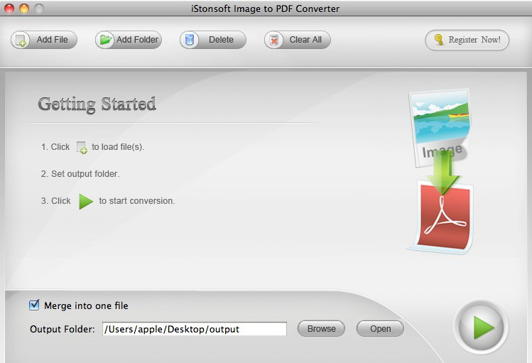 iStonsoft Image to PDF Converter for Mac