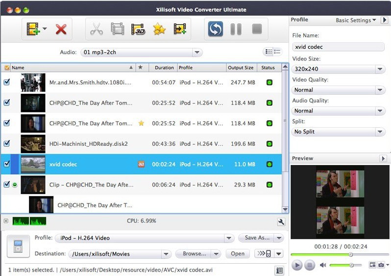 Xilisoft Video Converter Ultimate for Mac