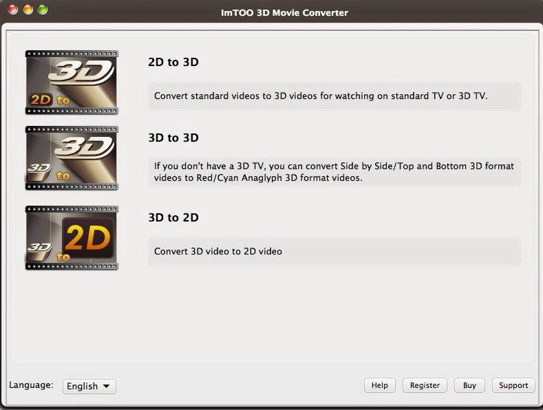 ImTOO 3D Movie Converter for Mac