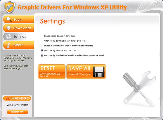 Graphic Drivers For Windows XP Utility