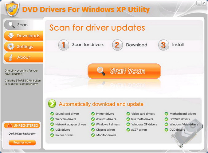 DVD Drivers For Windows XP Utility