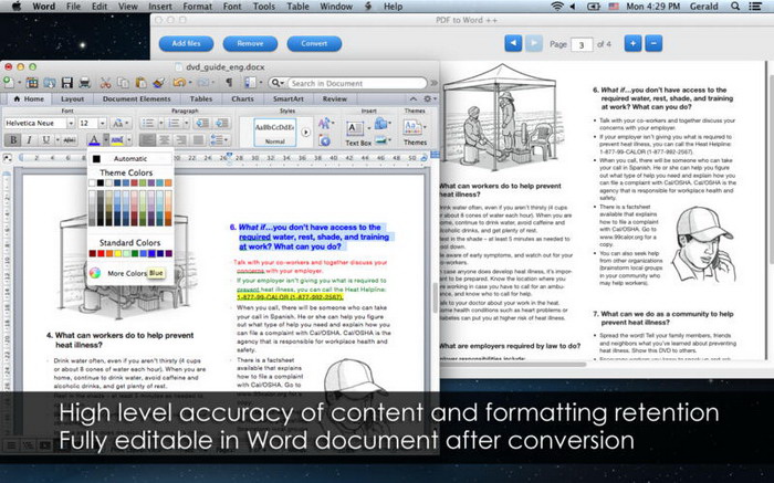 PDF to Word OCR For Mac