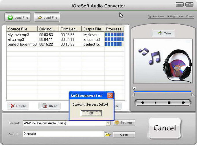 iOrgSoft Audio Converter For Mac